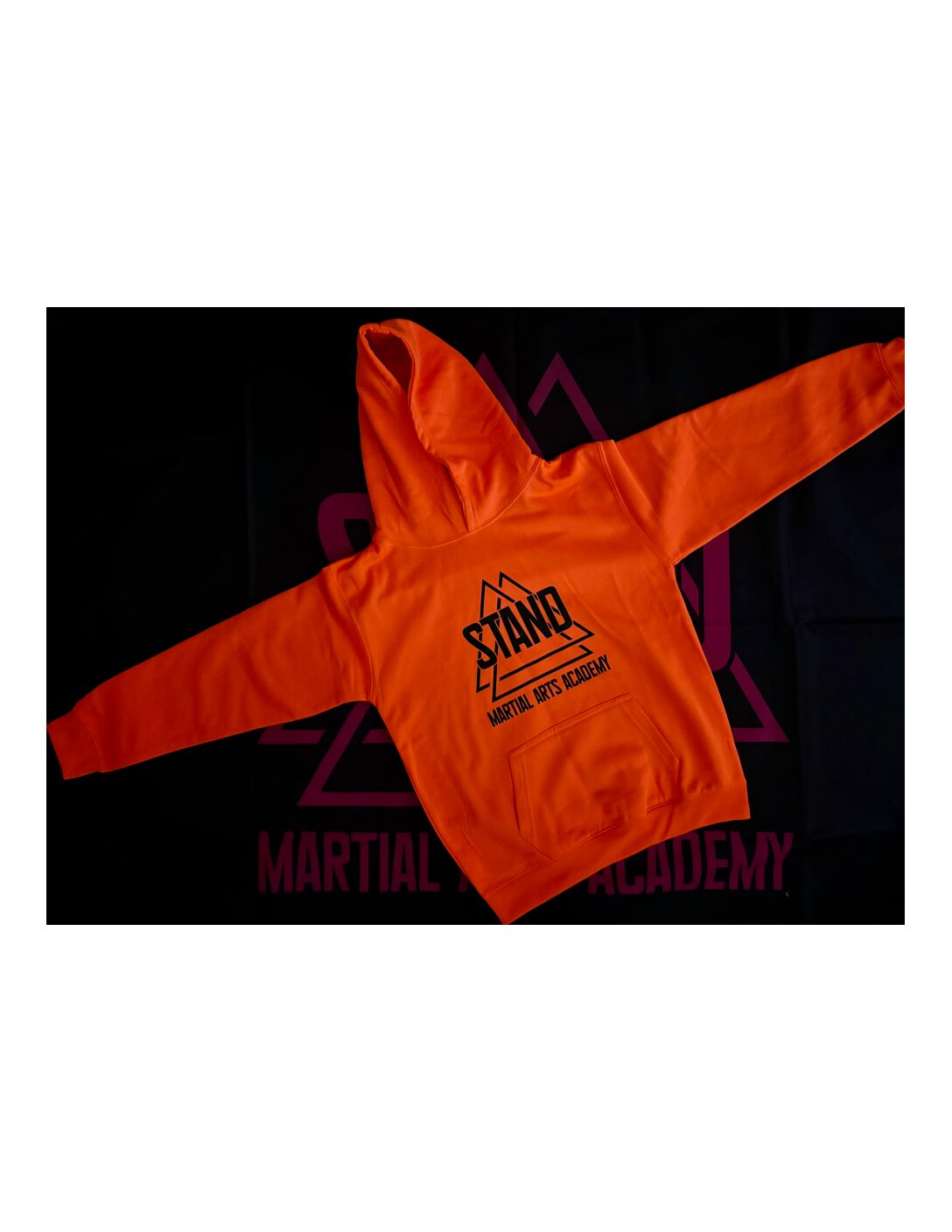 STAND Electric Orange Hoodie - Kids