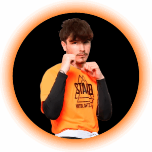 STAND Academy Squad - Electric Orange Fight Team T- Shirt - Adult